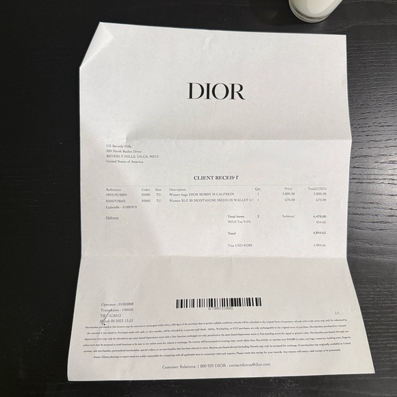 Dior Black Leather Women's Bag - Picture 10 of 14